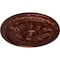Ekena Millwork Kirke Ceiling Medallion (Fits Canopies up to 3 3/4"), Hand-Painted Antique Copper, 15 3/4"OD x 5/8"P CM16KIACS - alternate 4